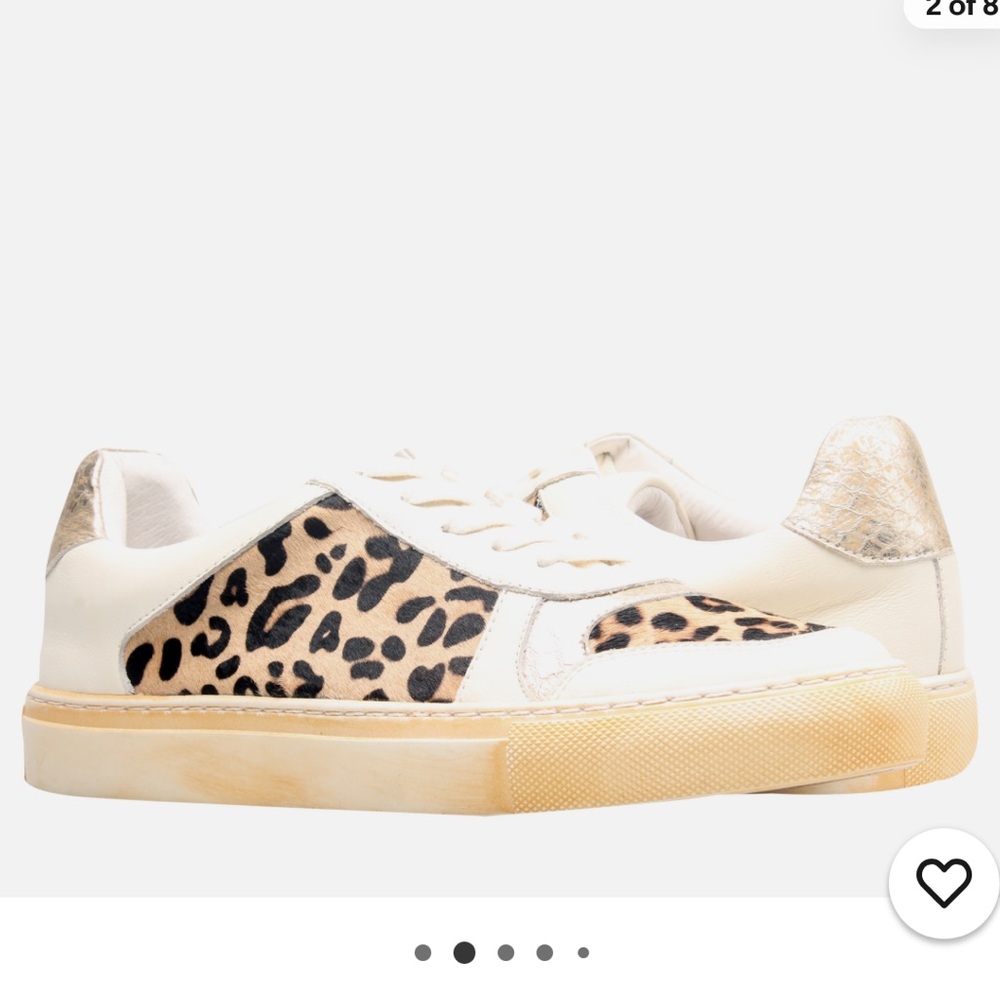 Chocolat Blu Neza Sneakers Leopard Size 39